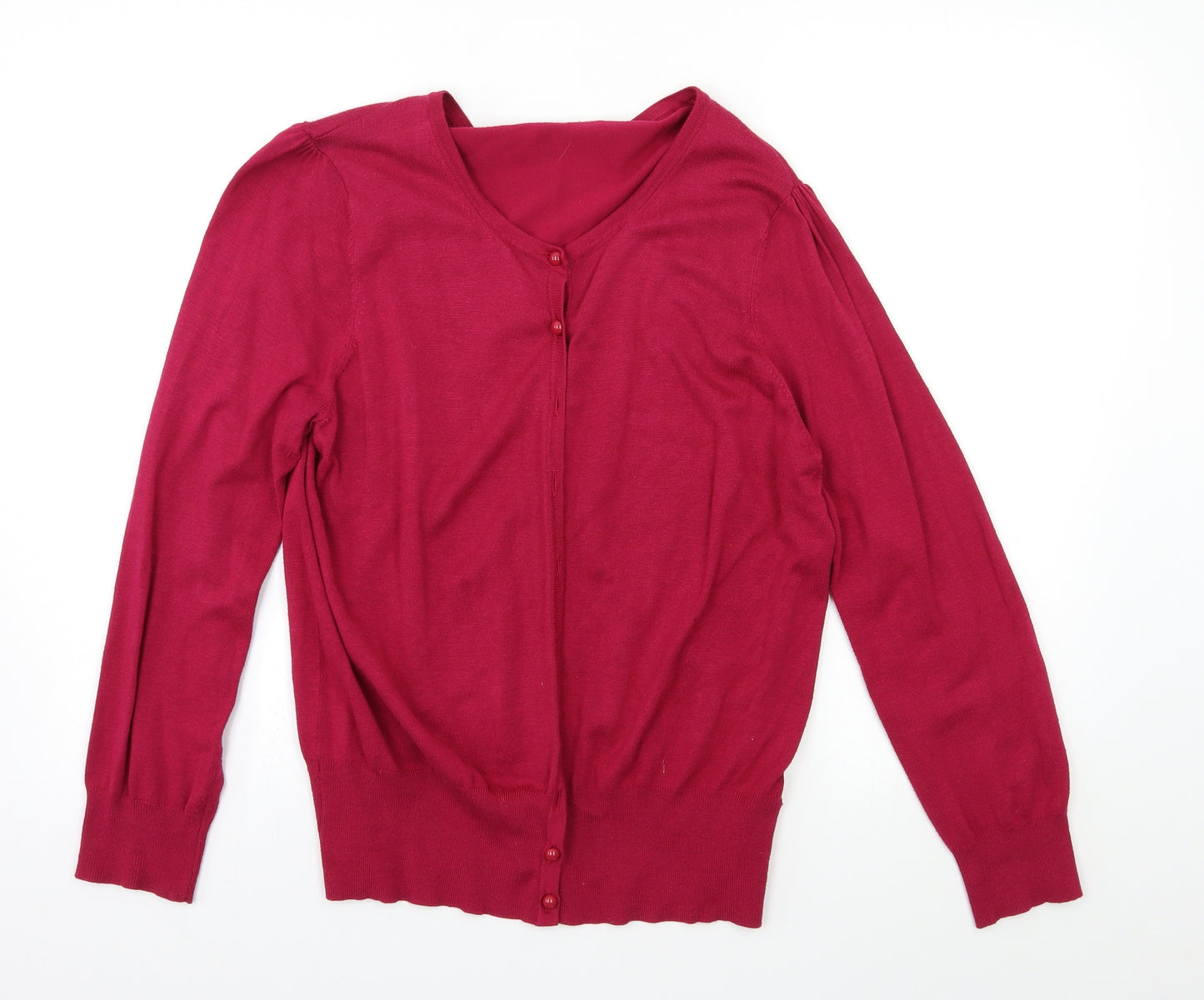 M&S Womens Purple   Cardigan Jumper Size 18