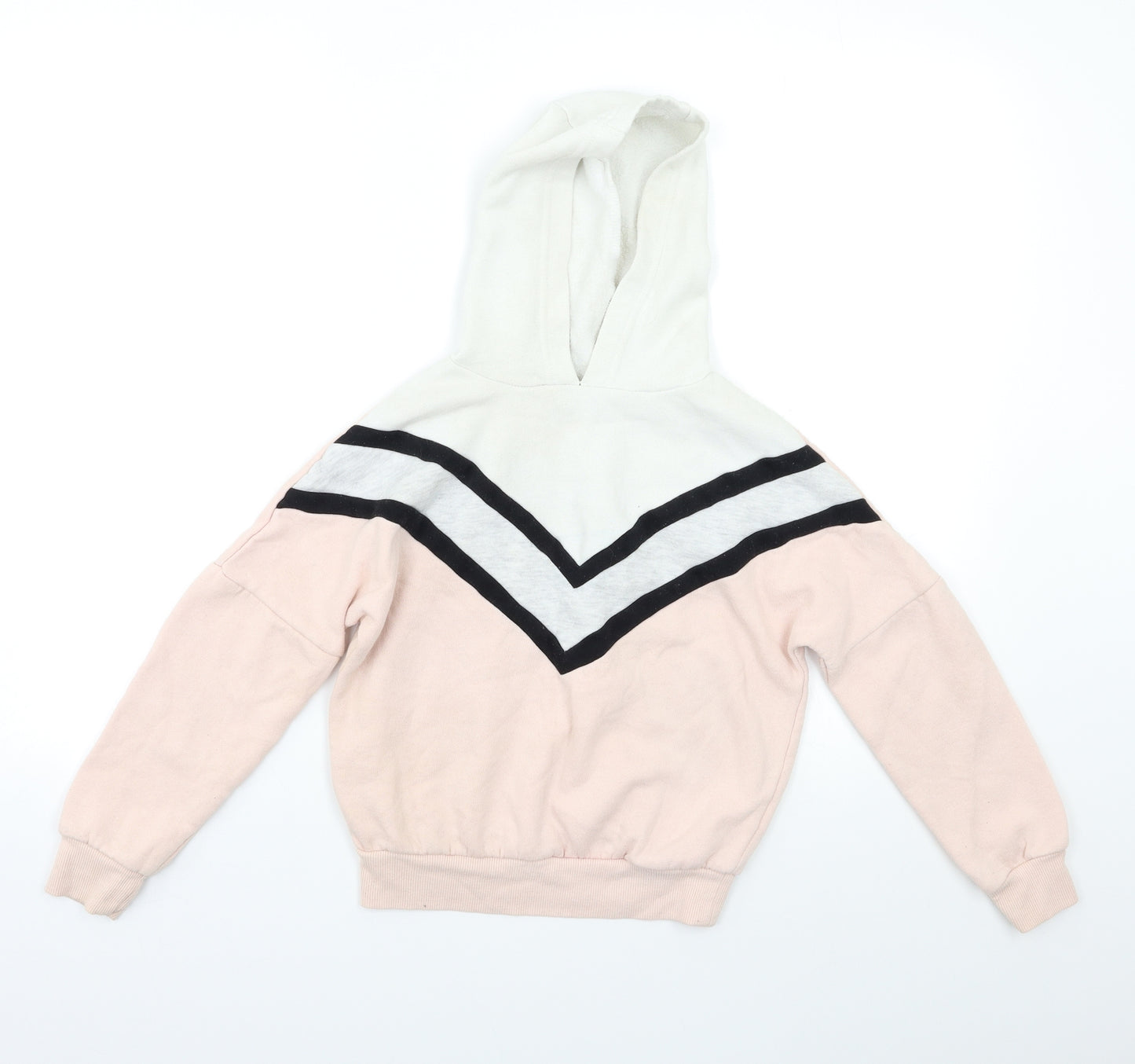 Primark Girls Pink   Pullover Hoodie Size 6-7 Years