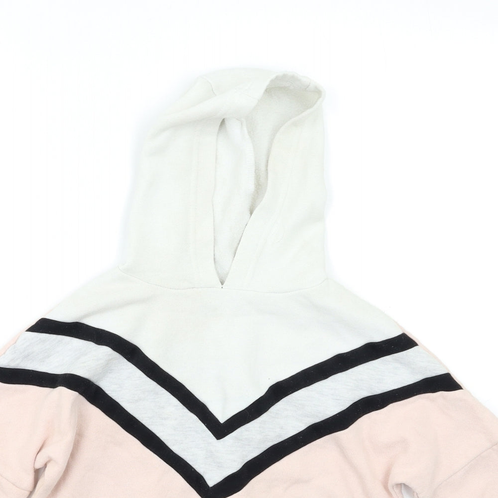 Primark Girls Pink   Pullover Hoodie Size 6-7 Years