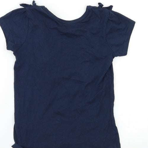 Primark Girls Blue   Basic T-Shirt Size 6-7 Years