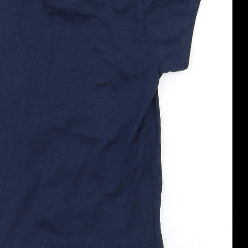 Primark Girls Blue   Basic T-Shirt Size 6-7 Years