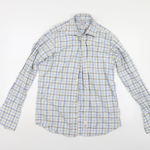 New & Lingwood Mens Multicoloured Check   Dress Shirt Size 15  - 15 in collar