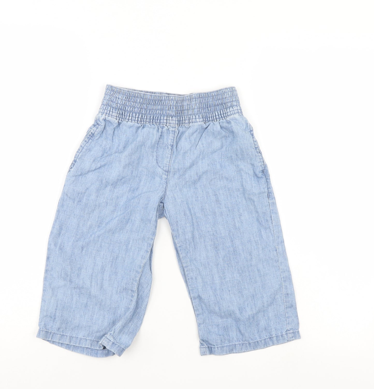NEXT Girls Blue  Denim  Trousers Size 5 Years