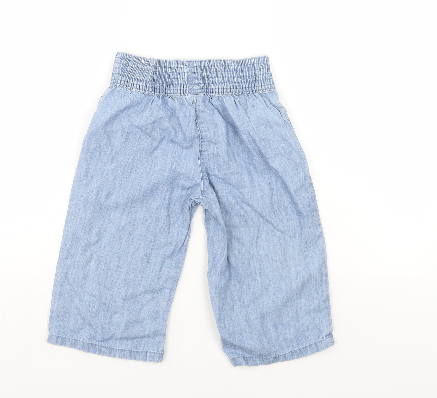 NEXT Girls Blue  Denim  Trousers Size 5 Years