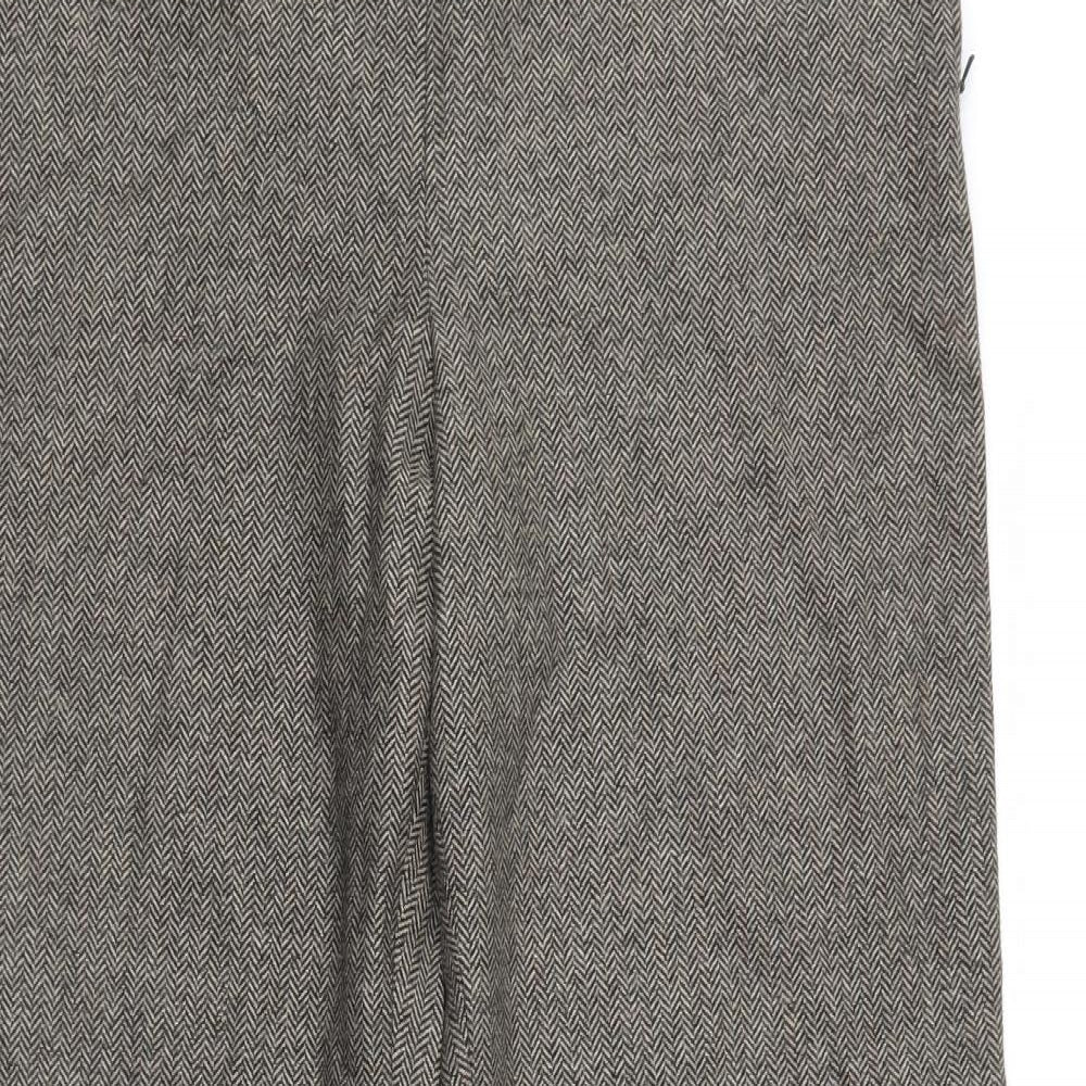 Laura Ashley Womens Red Houndstooth  Trousers  Size 14 L29 in
