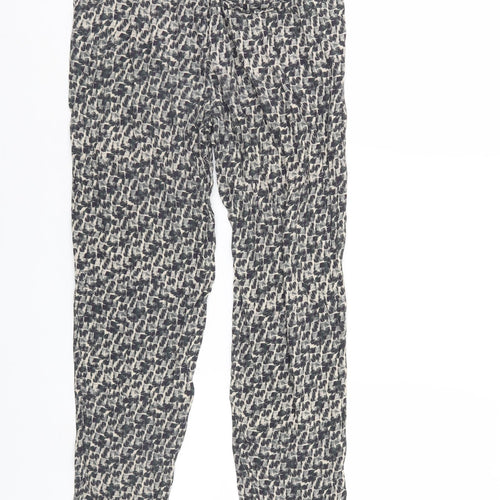 Zara Womens Multicoloured   Cropped Trousers Size M L25 in