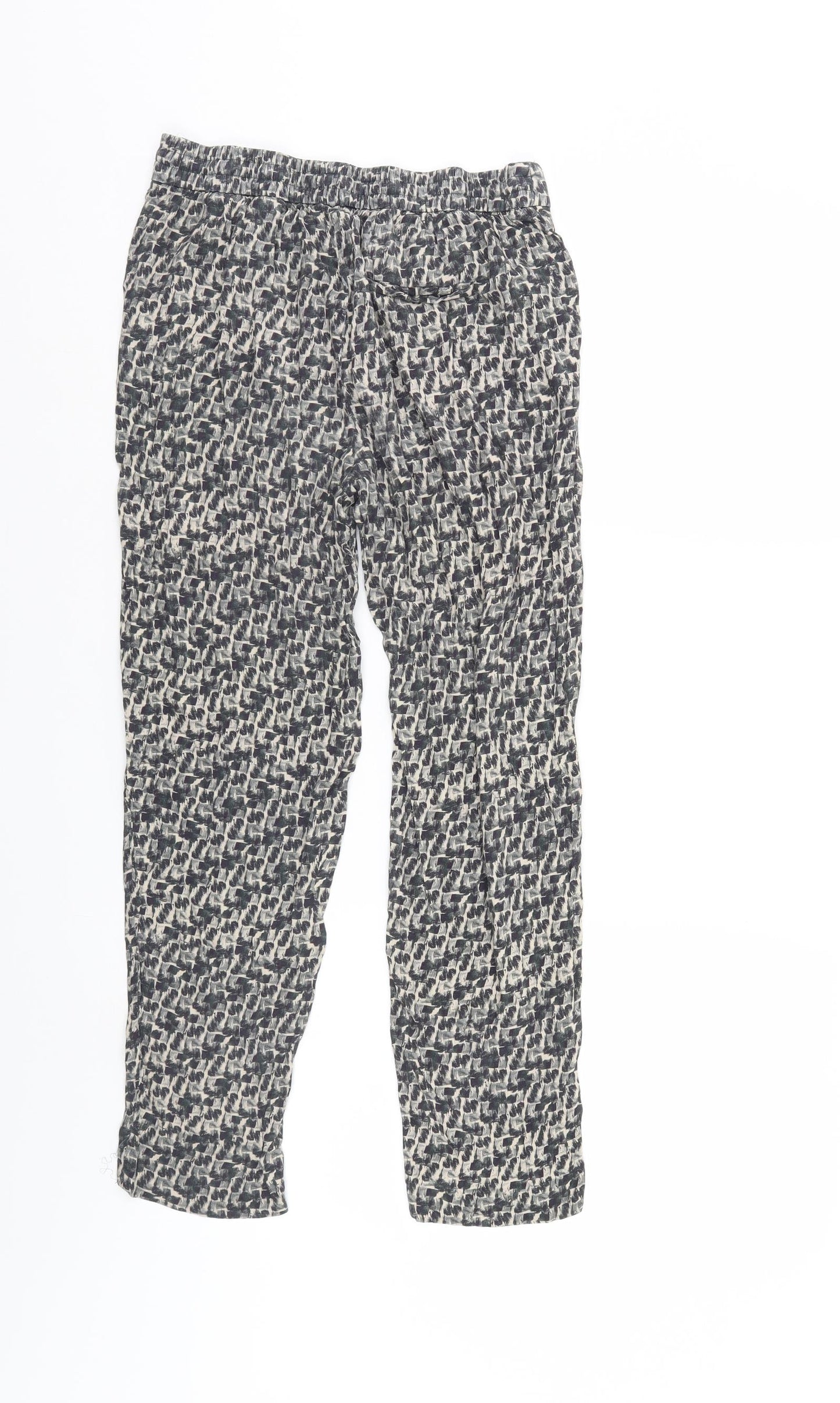 Zara Womens Multicoloured   Cropped Trousers Size M L25 in