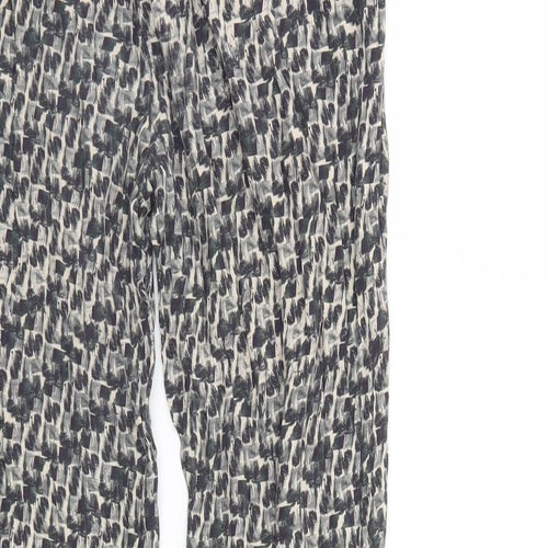 Zara Womens Multicoloured   Cropped Trousers Size M L25 in