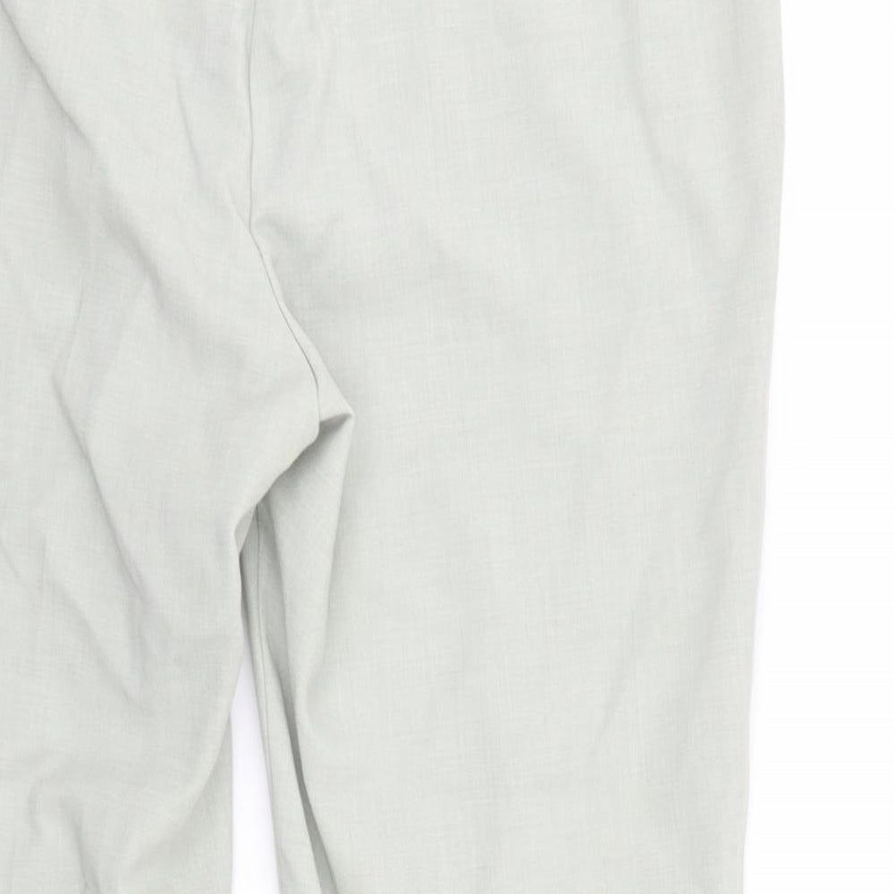 M&S Womens Green   Trousers  Size 18 L26 in