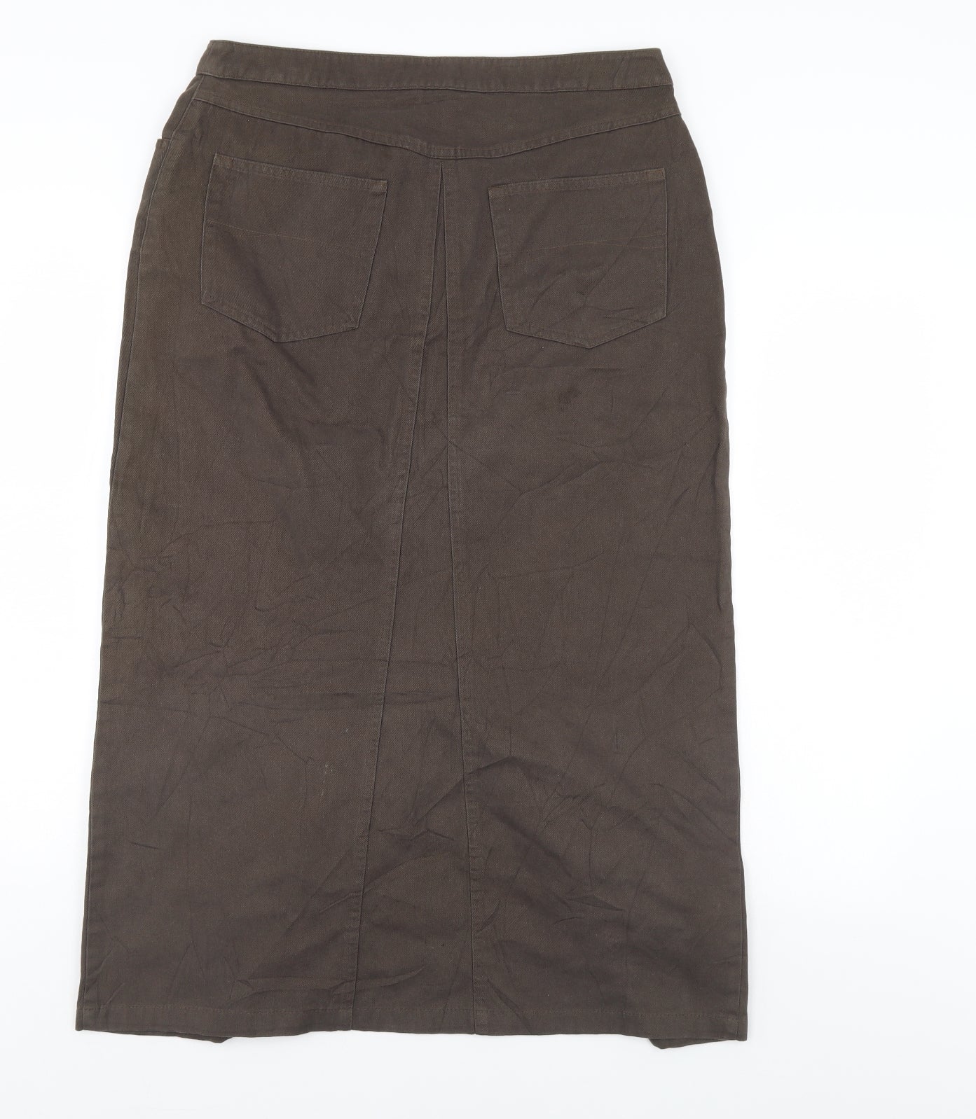 George Womens Green  Denim Straight & Pencil Skirt Size 14