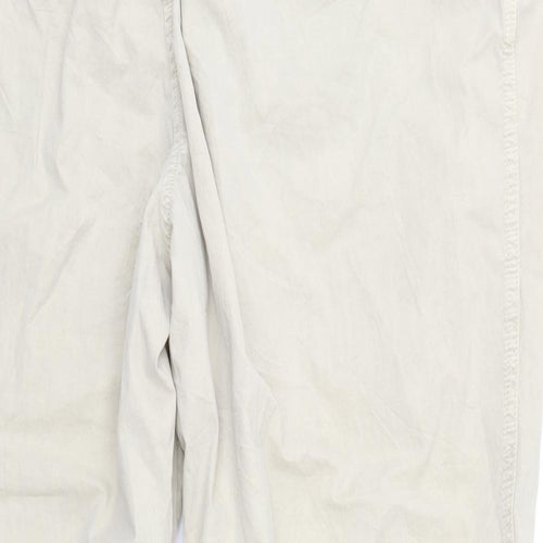 M&S Womens Ivory   Sweatpants Trousers Size 22 L26 in