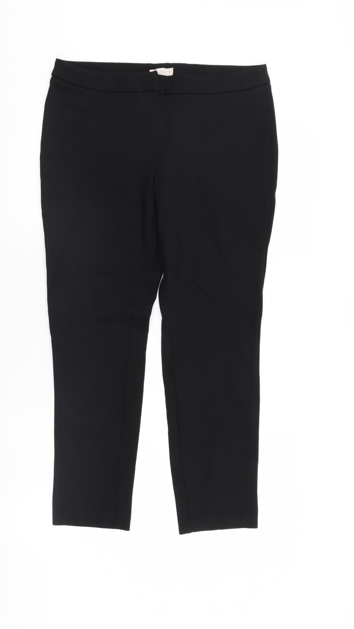 Elaine Rose Womens Black   Trousers  Size 14 L26 in