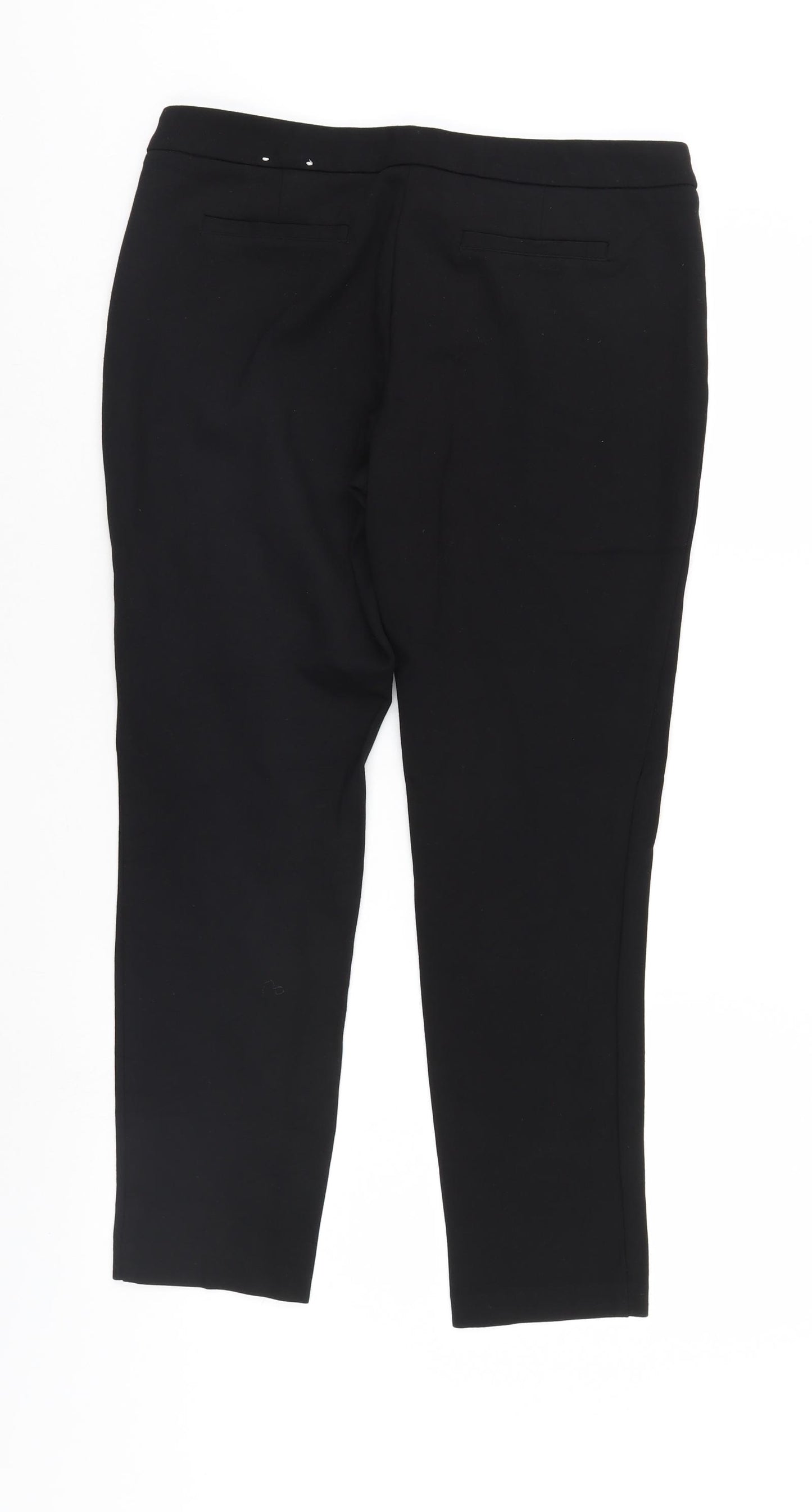 Elaine Rose Womens Black   Trousers  Size 14 L26 in