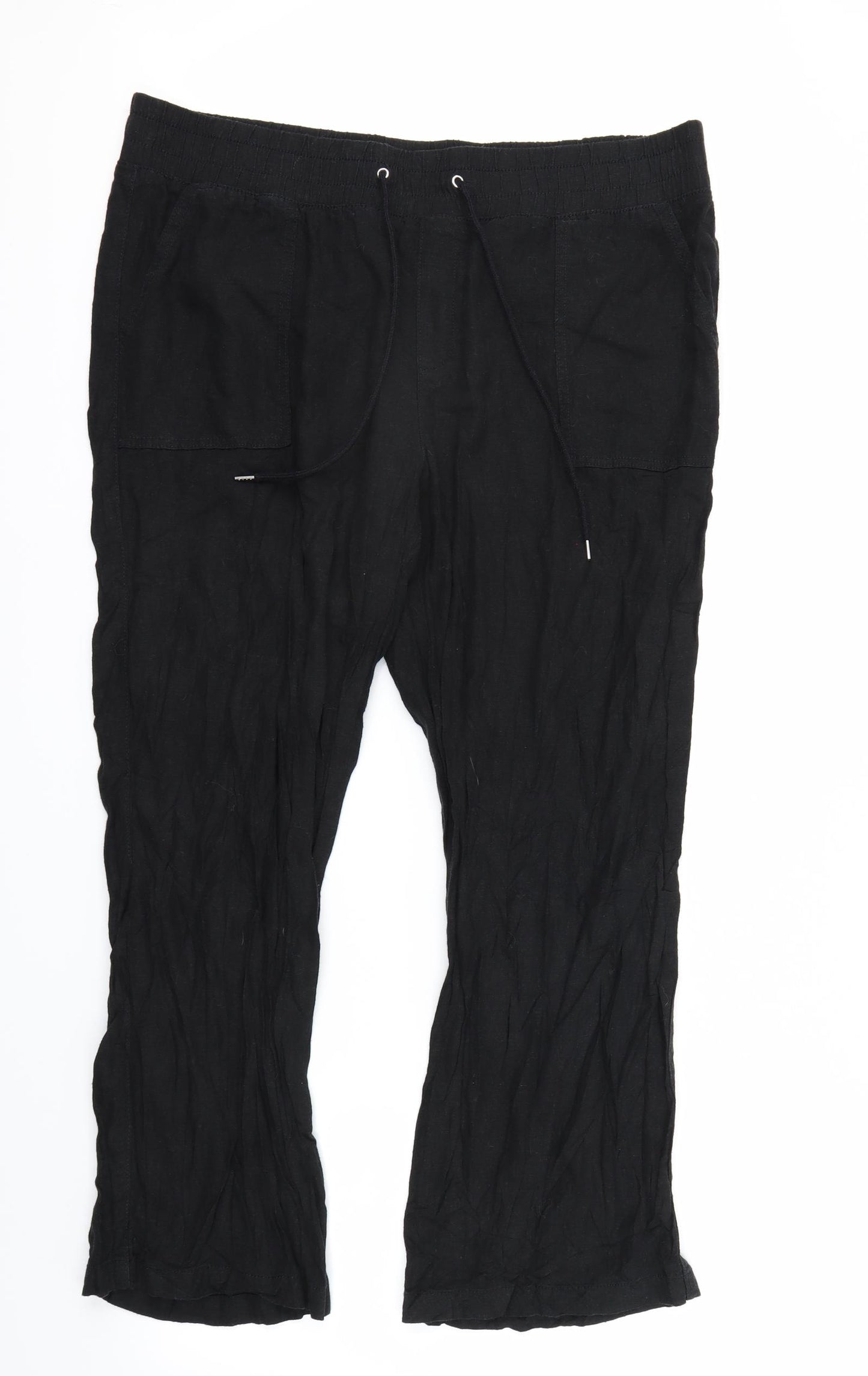 George Womens Black   Bloomer Trousers Size 18 L27 in