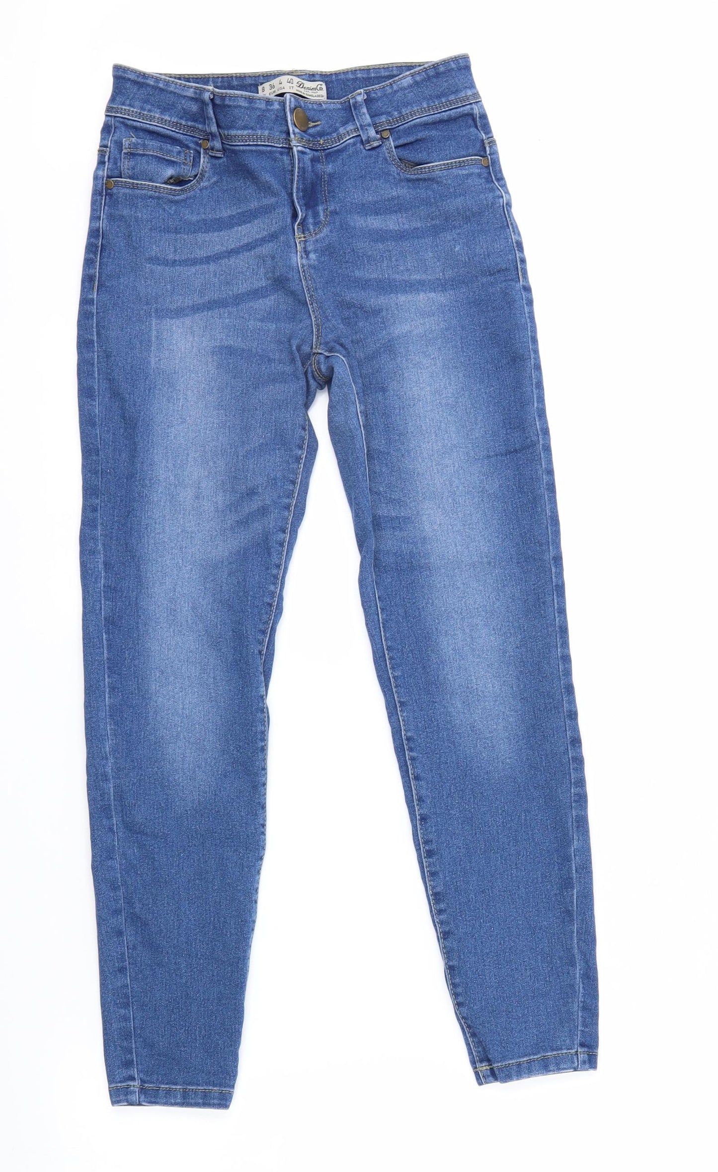Primark Womens Blue   Skinny Jeans Size 8 L24 in