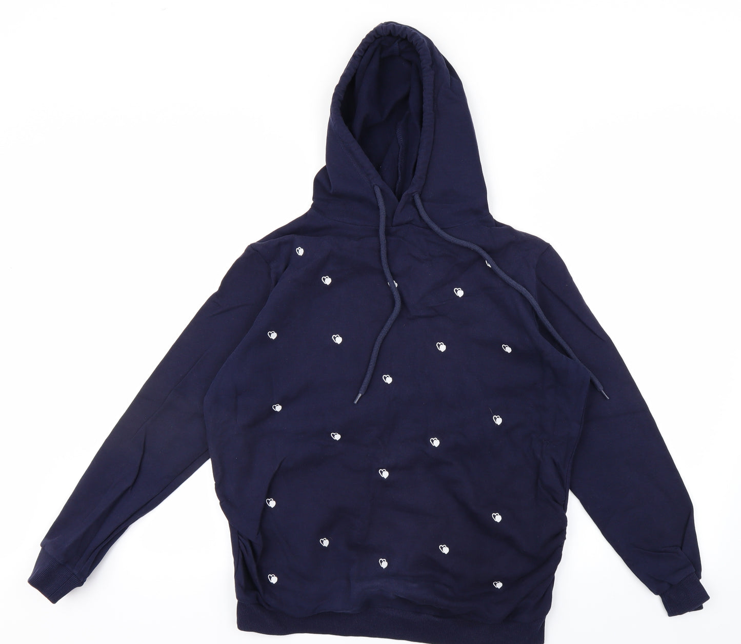 DOROTHEY PERKINS Womens  Polka Dot  Pullover Hoodie Size 12  - hearts
