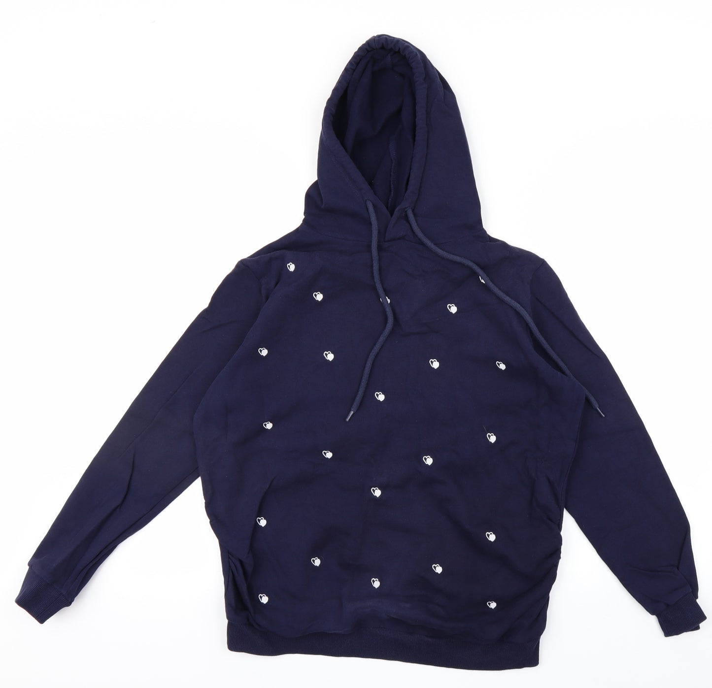 DOROTHEY PERKINS Womens  Polka Dot  Pullover Hoodie Size 12  - hearts