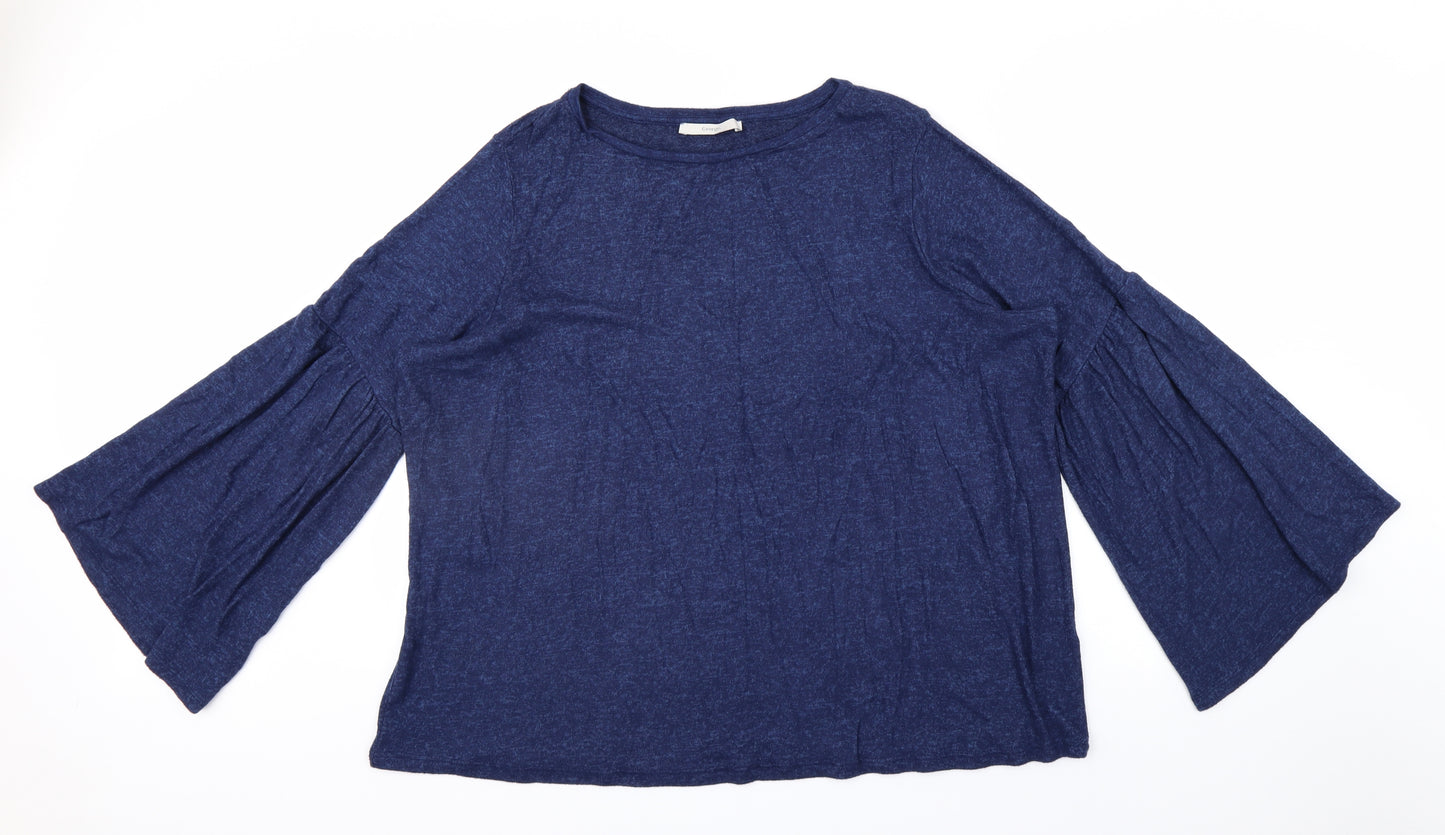 George Womens Blue   Basic Blouse Size 24