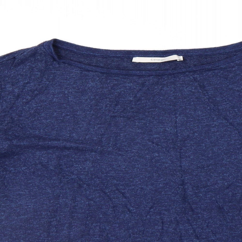 George Womens Blue   Basic Blouse Size 24