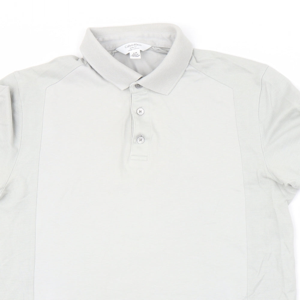 Calvin Klein Mens Grey    T-Shirt Size S