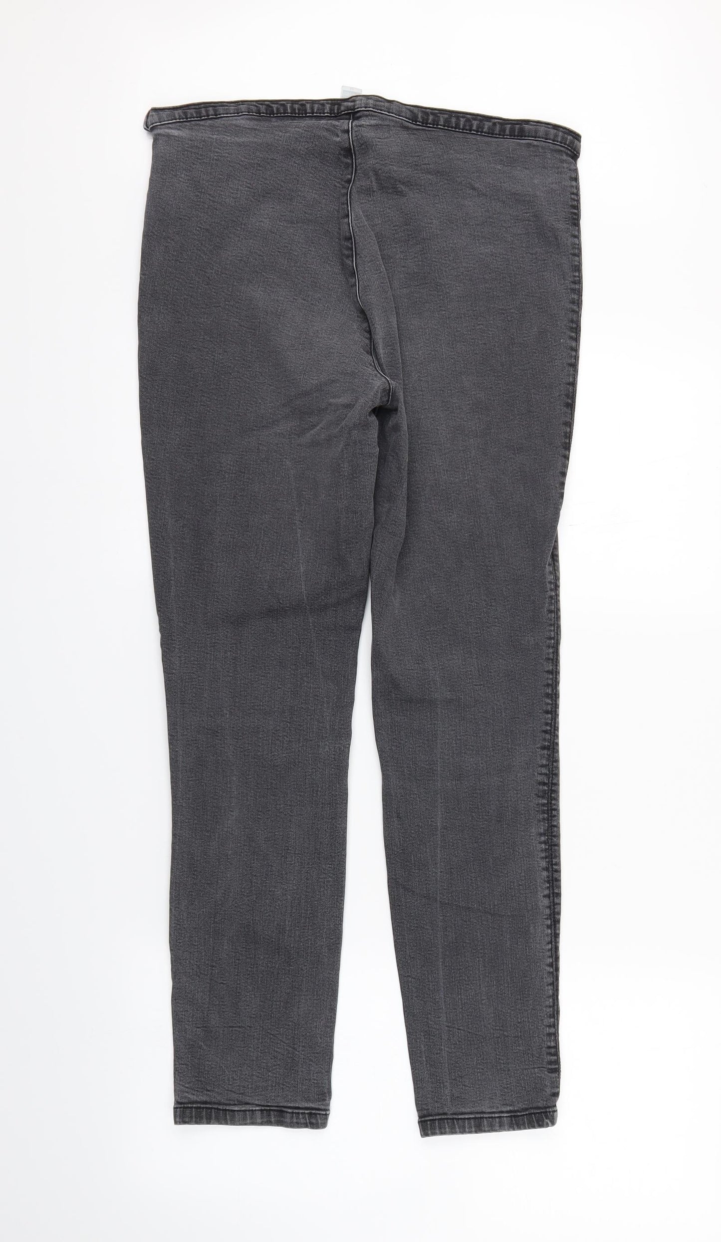 Wallis Womens Grey   Jegging Jeans Size 14 L26 in