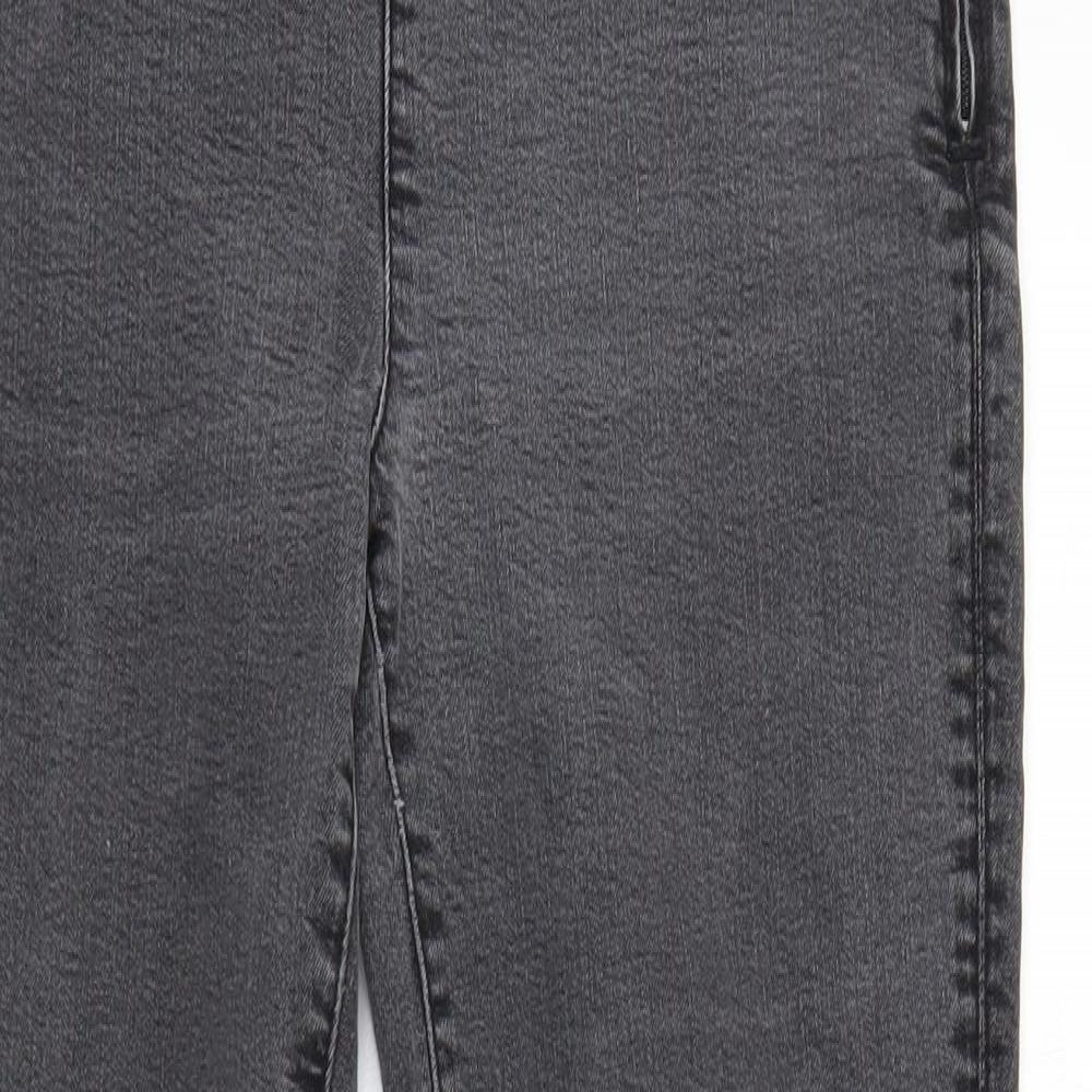 Wallis Womens Grey   Jegging Jeans Size 14 L26 in