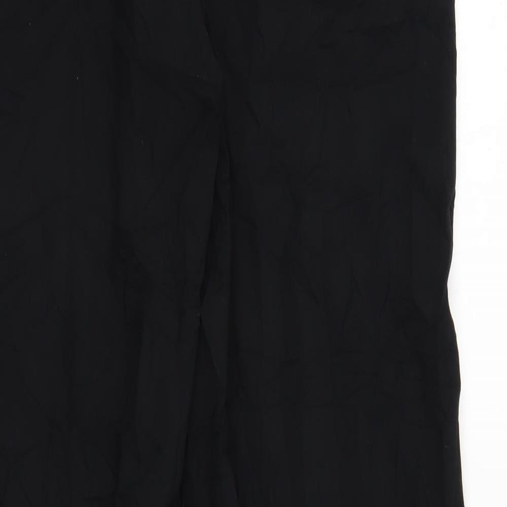 Preworn Womens Black   Trousers  Size 12 L26 in