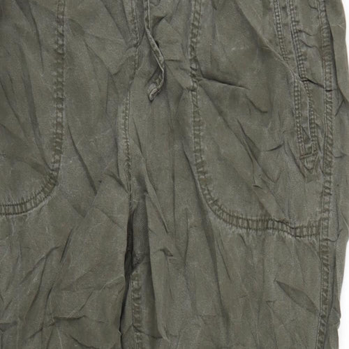 Marks and Spencer Womens Green   Bloomer Trousers Size 16 L22 in