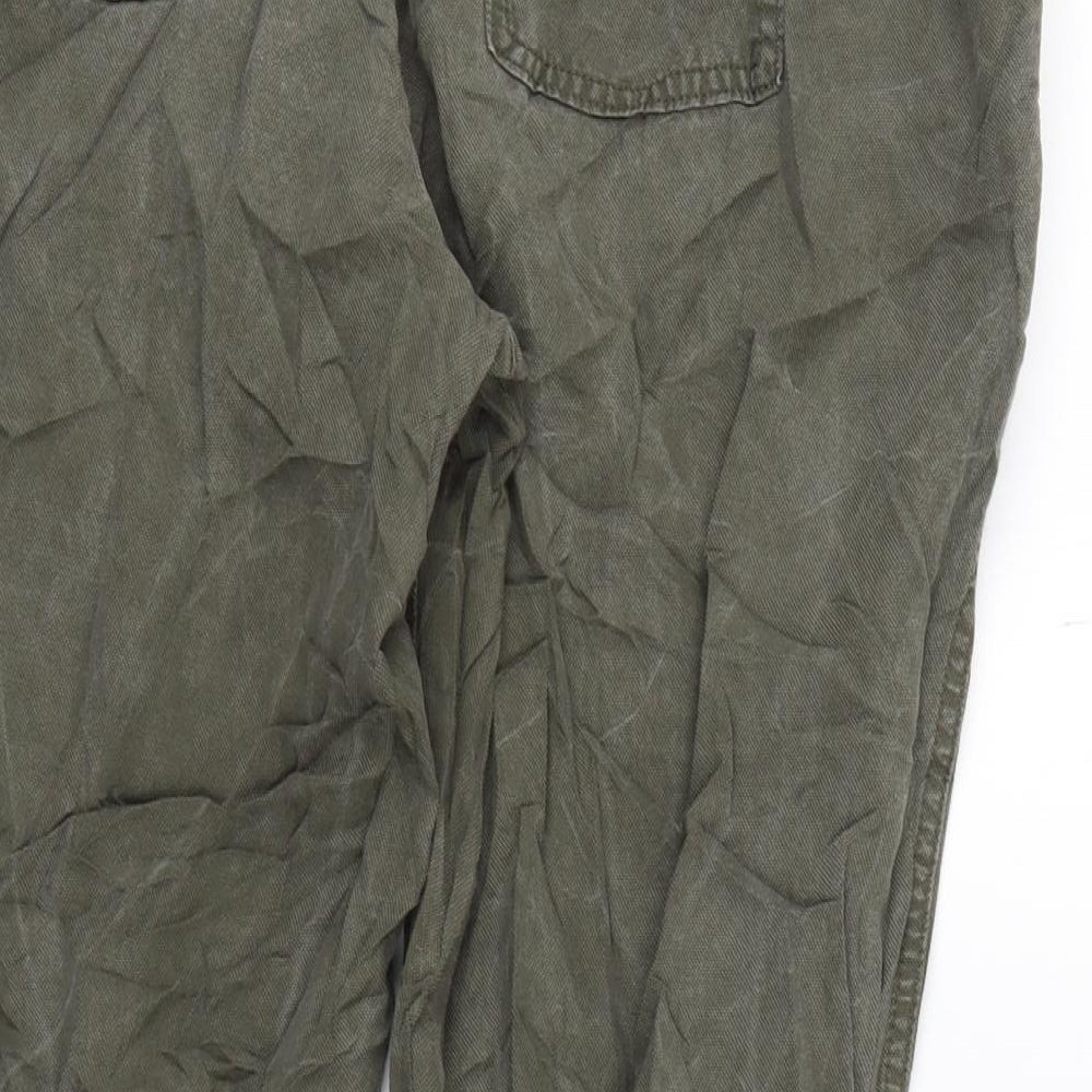 Marks and Spencer Womens Green   Bloomer Trousers Size 16 L22 in