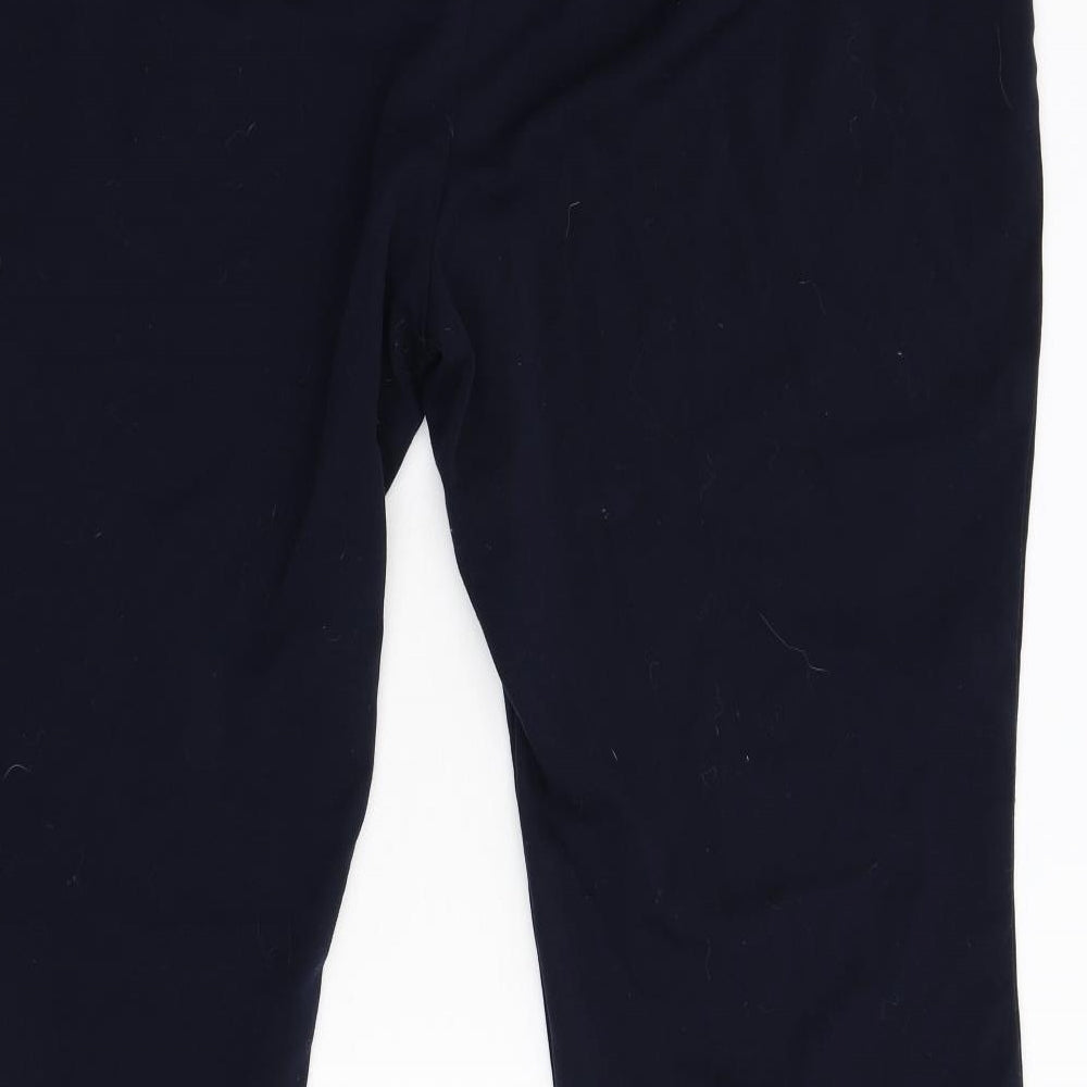 M&S Womens Blue   Trousers  Size 22 in L28 in