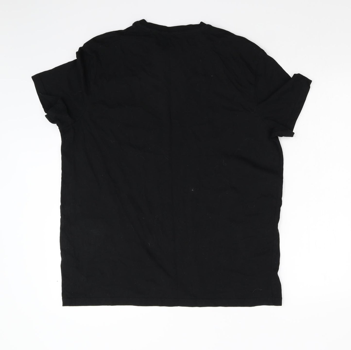 TU Mens Black    T-Shirt Size L