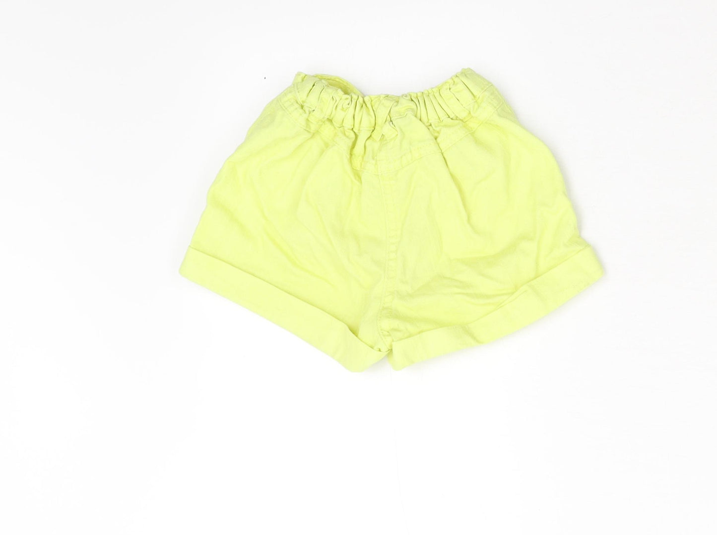 George Girls Yellow   Utility Shorts Size 2-3 Years