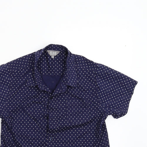 Fluid Boys Blue   Basic Button-Up Size 9-10 Years