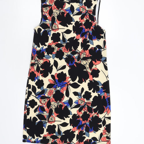 Warehouse Womens Multicoloured Floral  Slip Dress  Size 10