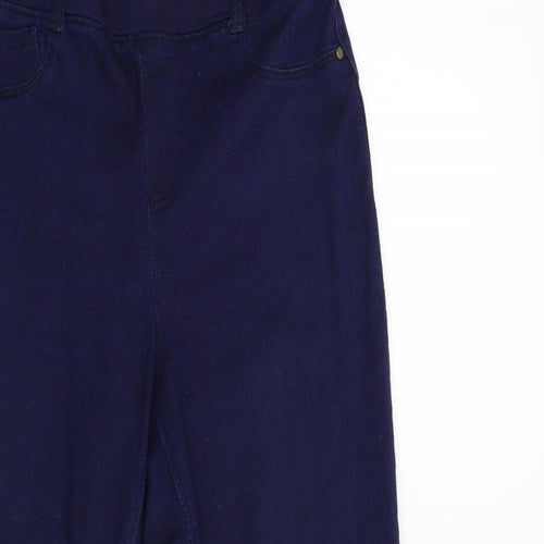 Dorothy Perkins Womens Blue  Denim Skinny Jeans Size 10 L30 in