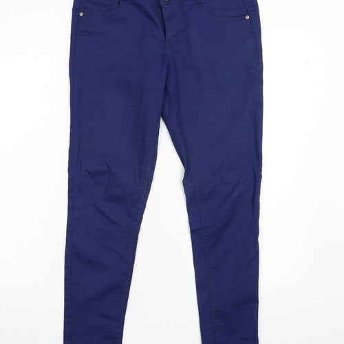 DP Denim Womens Blue  Denim Skinny Jeans Size 10 L29 in