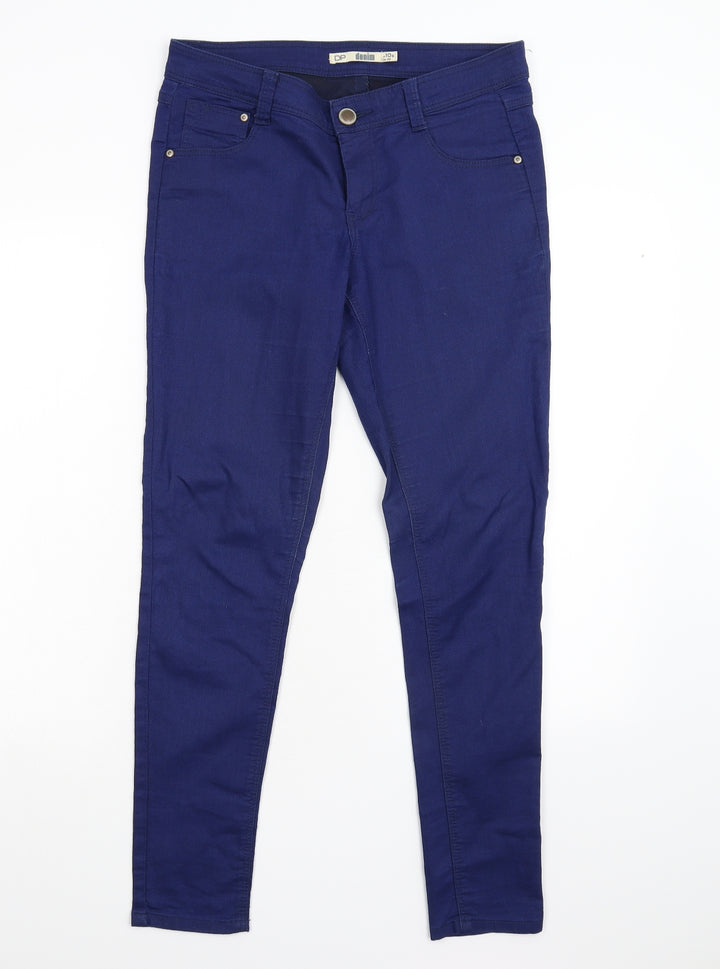 DP Denim Womens Blue Denim Skinny Jeans Size 10 L29 in