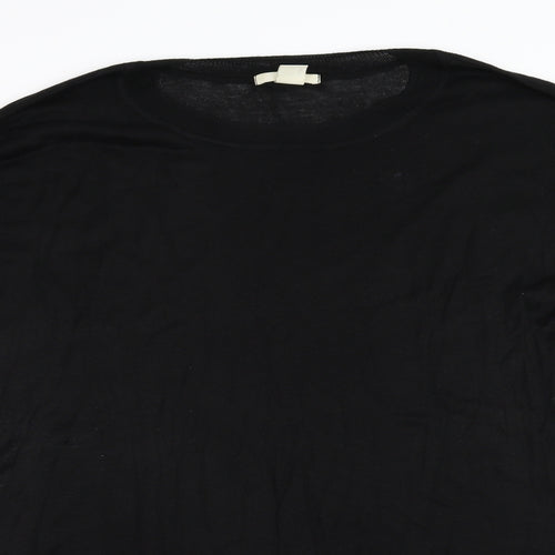 H&M Womens Black  Knit Pullover Jumper Size S