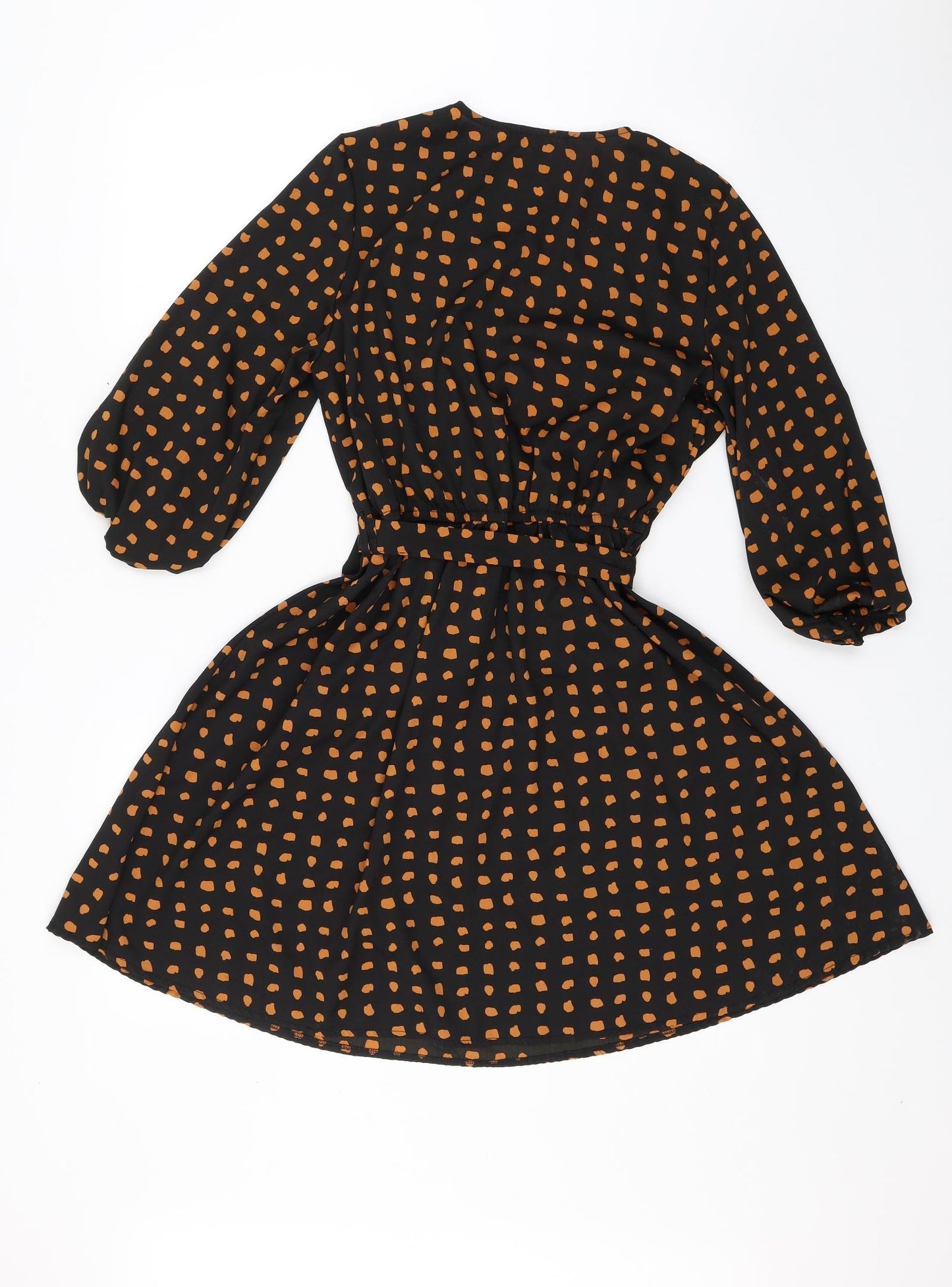 New Look Womens Black Polka Dot  Shift  Size 12