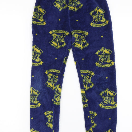 Primark Boys Blue Solid   Pyjama Pants Size 9-10 Years  - Harry Potter