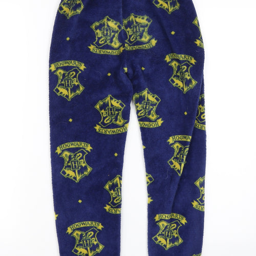 Primark Boys Blue Solid   Pyjama Pants Size 9-10 Years  - Harry Potter