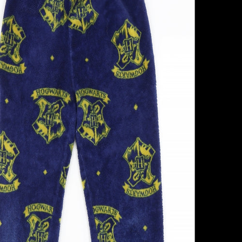 Primark Boys Blue Solid   Pyjama Pants Size 9-10 Years  - Harry Potter