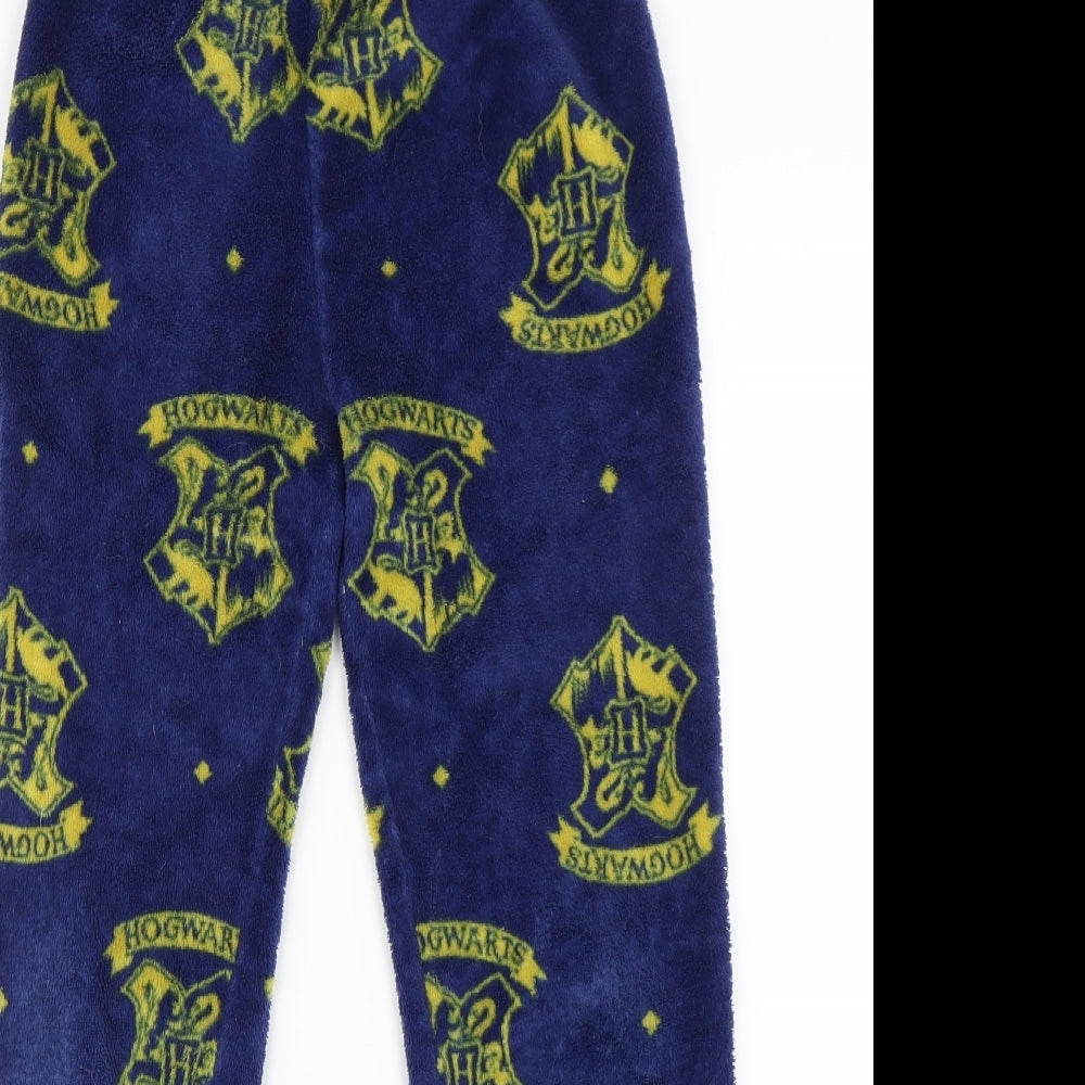 Primark Boys Blue Solid   Pyjama Pants Size 9-10 Years  - Harry Potter