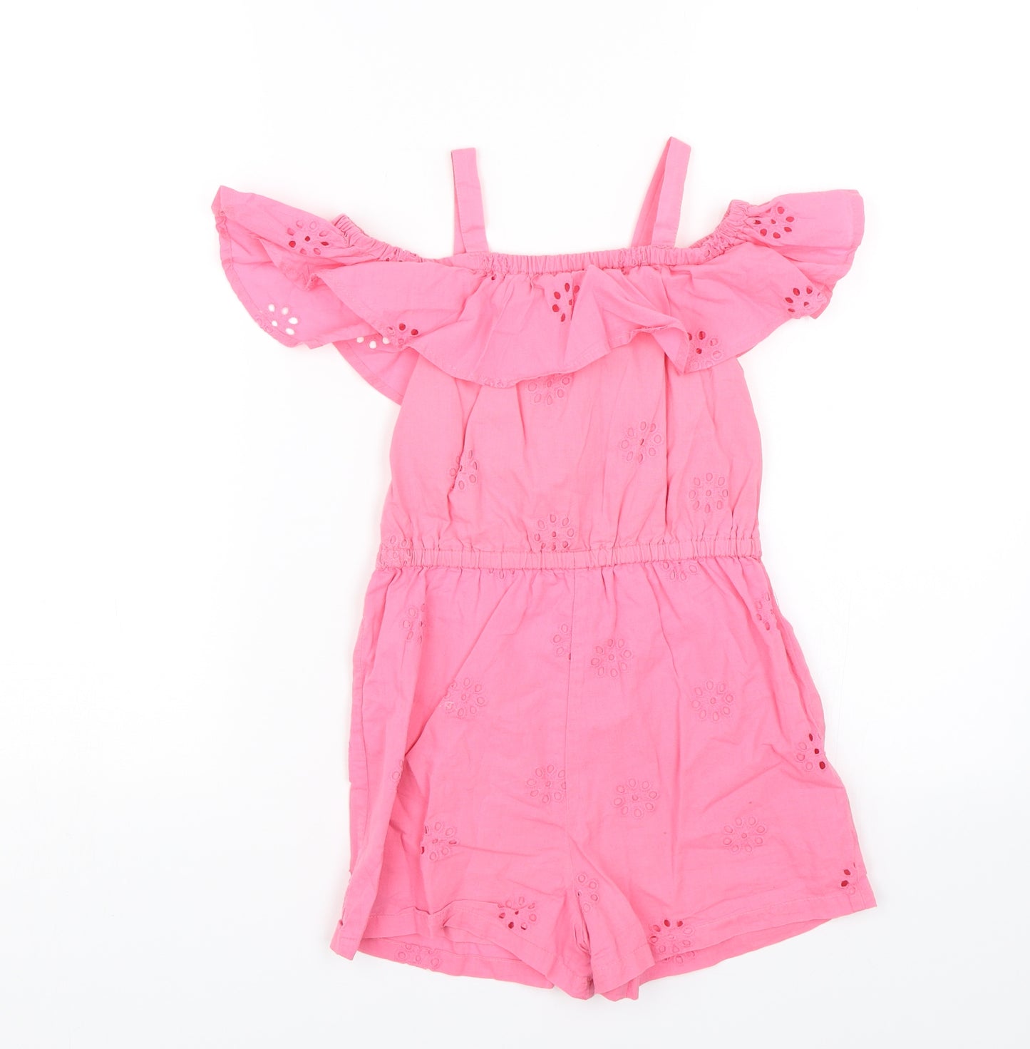 F&F Girls Pink   Playsuit One-Piece Size 7-8 Years