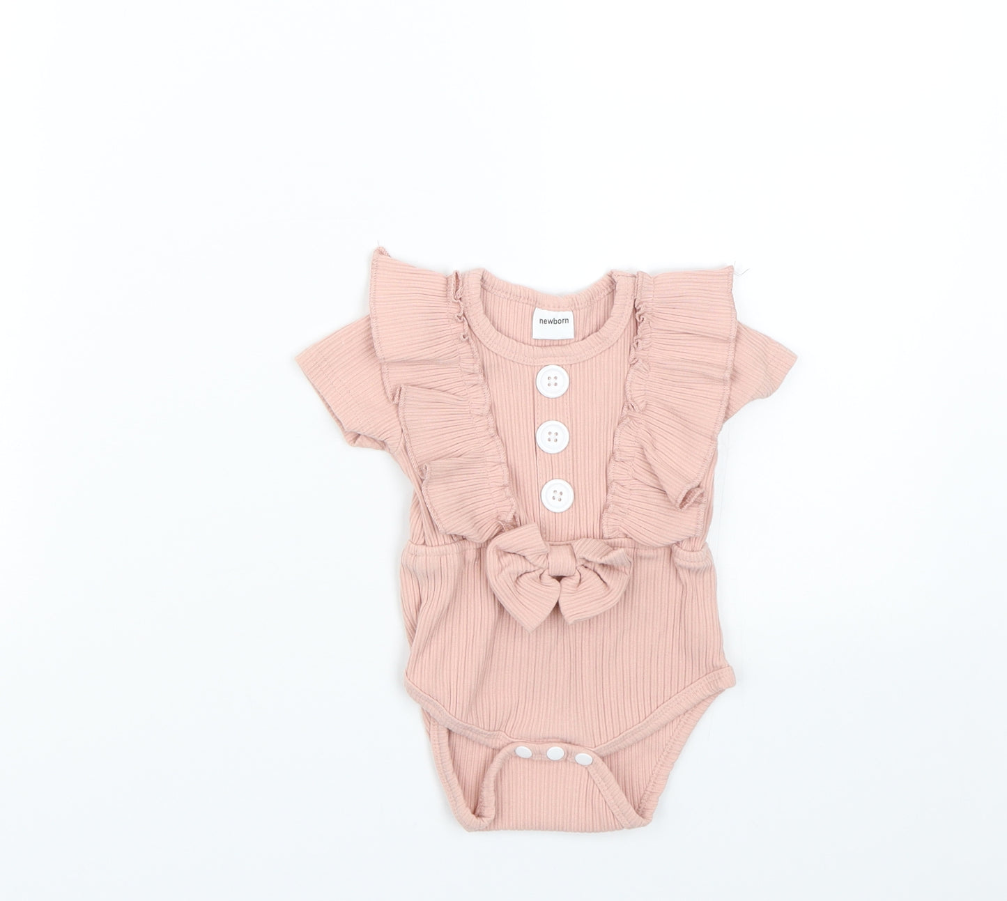Preworn Baby Pink   Romper One-Piece Size 0-3 Months