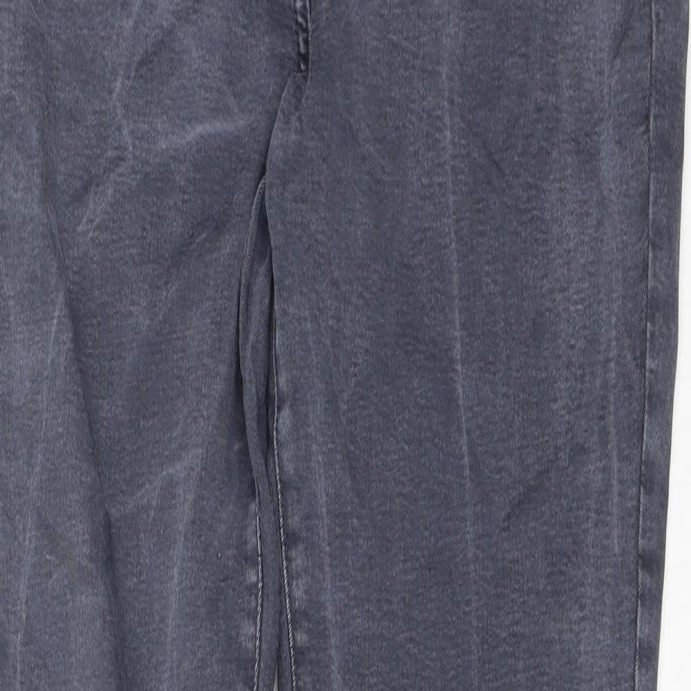 NEXT Womens Grey  Denim Skinny Jeans Size 14 L30 in