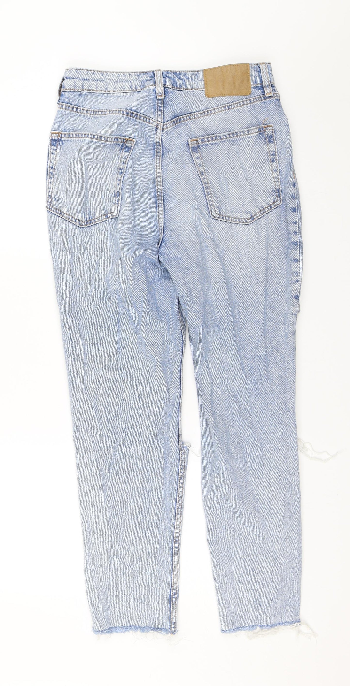 Divided Womens Blue  Denim Straight Jeans Size 10 L25 in