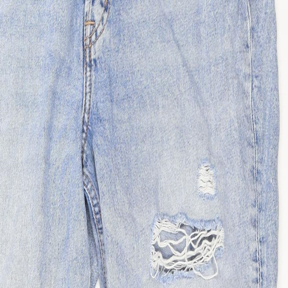 Divided Womens Blue  Denim Straight Jeans Size 10 L25 in