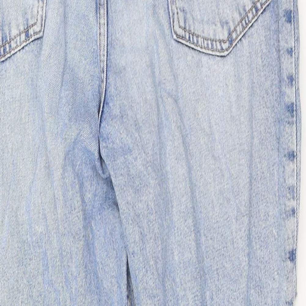 Divided Womens Blue  Denim Straight Jeans Size 10 L25 in