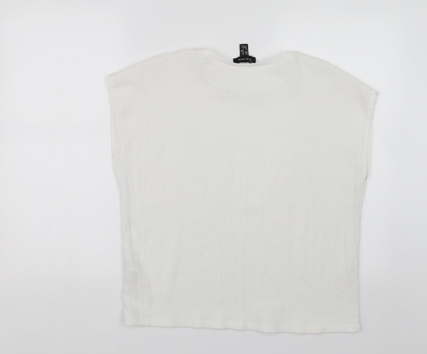 New Look Womens White   Basic Blouse Size M